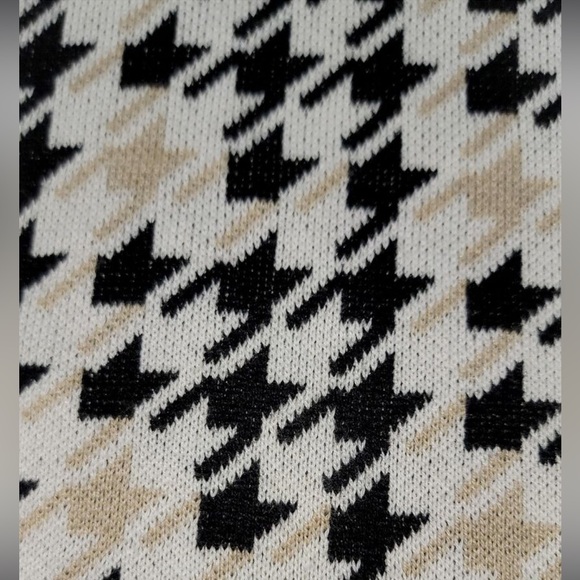 NWT Men's Shaquille O'Neal Big & Tall Crew Pullover Sweater Houndstooth $80 - Picture 7 of 8